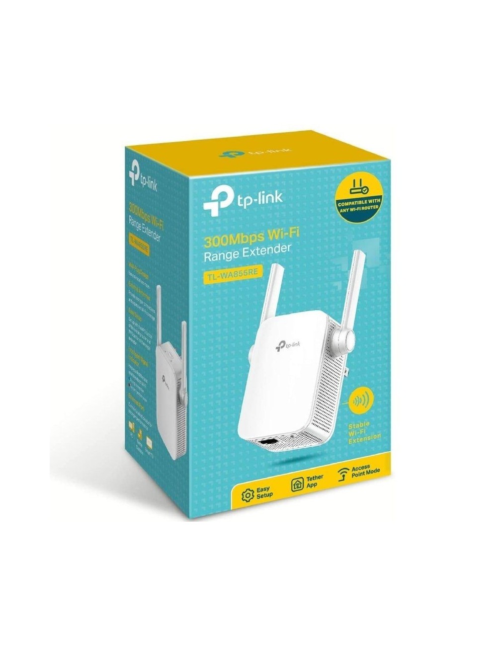 RANGE EXTENDER MINI TP-LINK 300MBPS WI-FI TL-WA855RE)