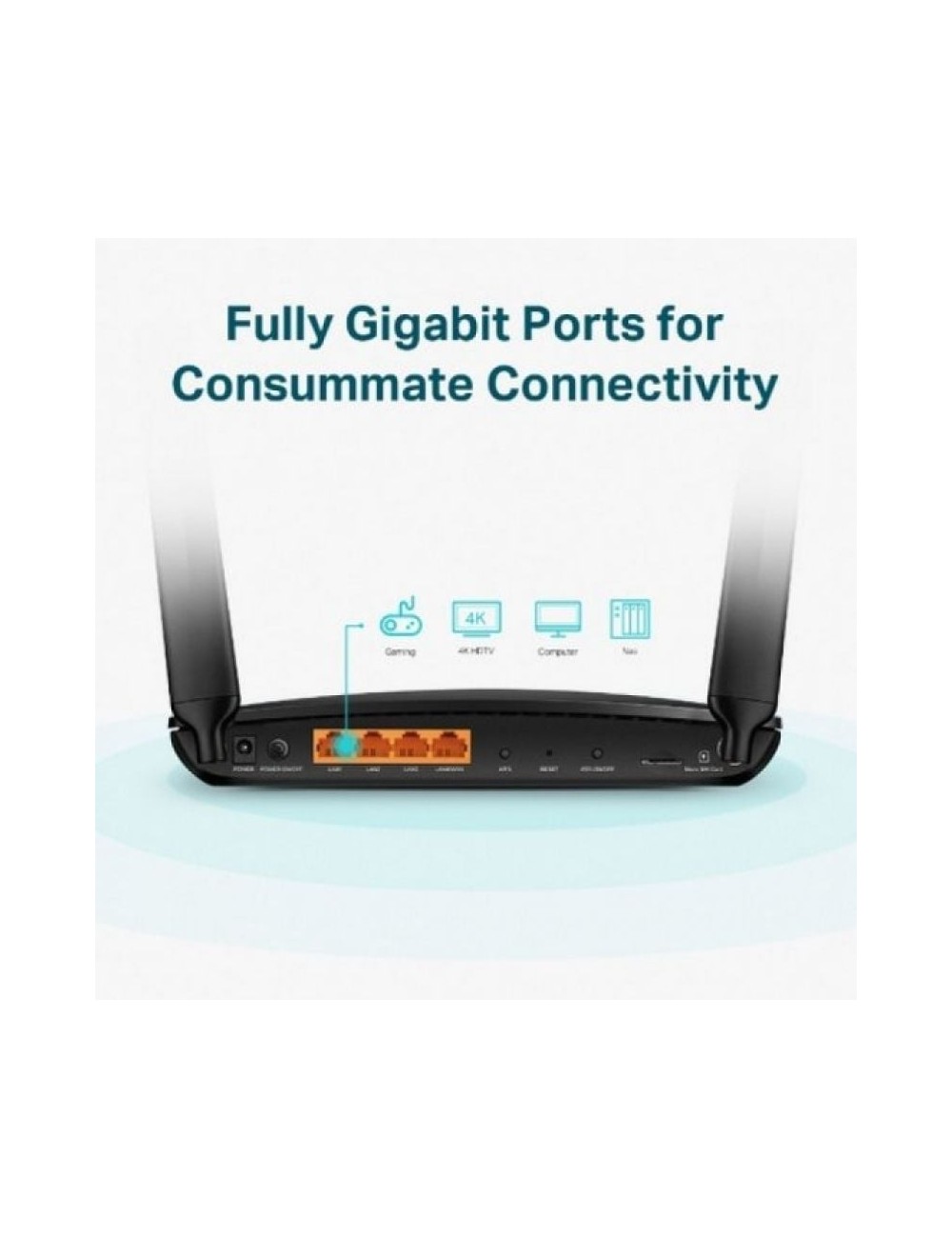 Router Inalámbrico 4G TP-Link Archer MR600 1200Mbps 2.4GHz 5GHz/ 2 Antenas/ WiFi 802.11a/n/ac - b/g/n