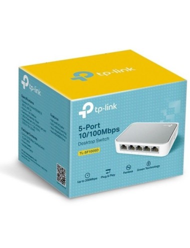 SWITCH TP-LINK 5 PORTS 10/100Mbps(TLSF1005D)