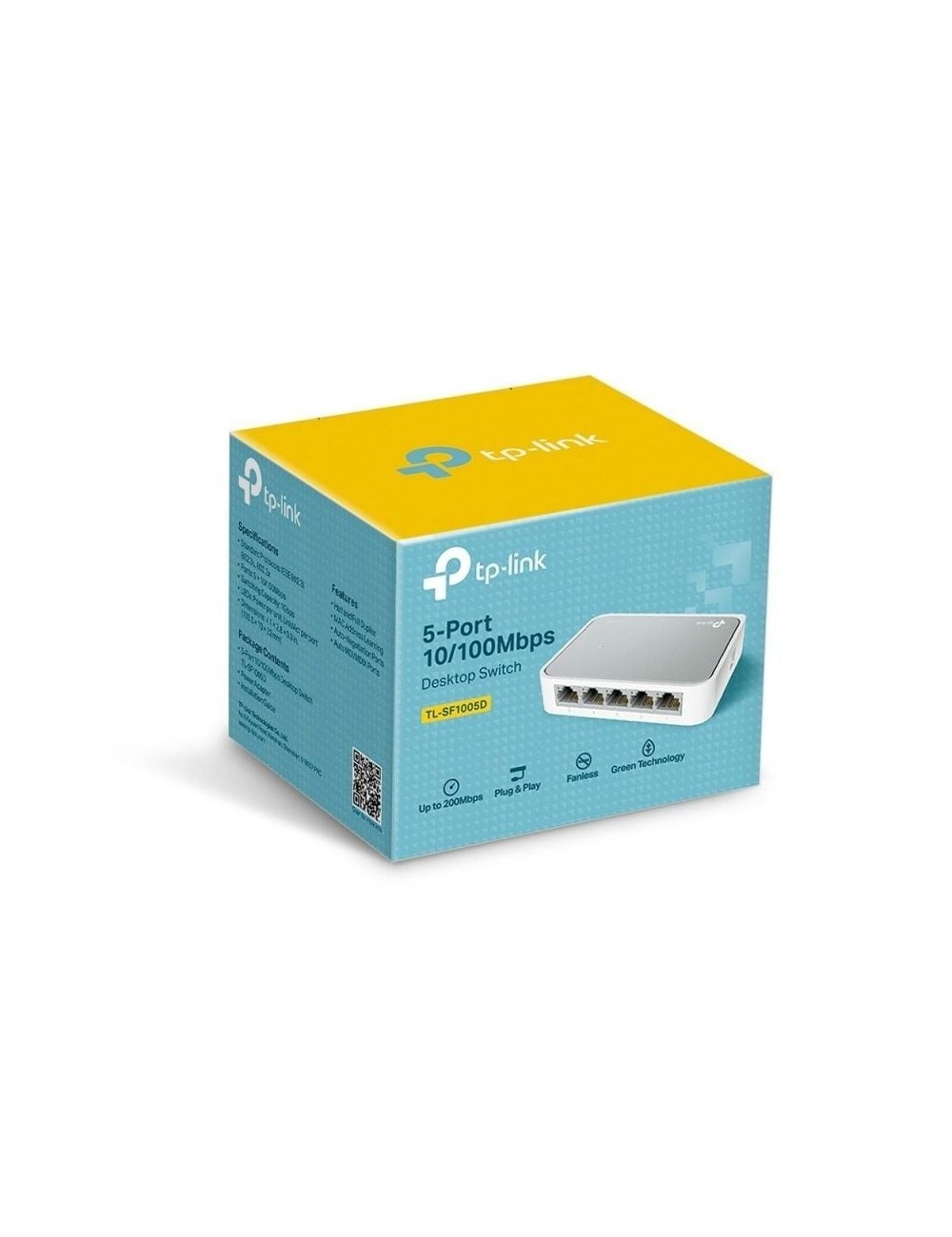 SWITCH TP-LINK 5 PORTS 10/100Mbps(TLSF1005D)