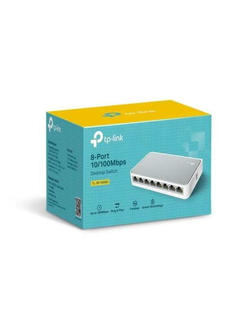 SWITCH TP-LINK DE 8 PORTS 10/100(TL-SF1008D)
