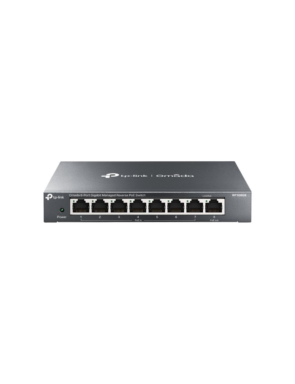 Switch TP-Link TL-RP108GE 8 Puertos/ RJ-45 10/100/1000 PoE