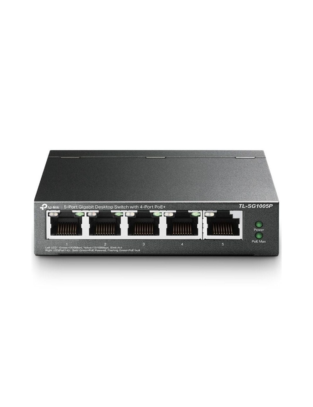 Switch TP-Link TL-SG1005P 5 Puertos/ RJ-45 10/100/1000 PoE