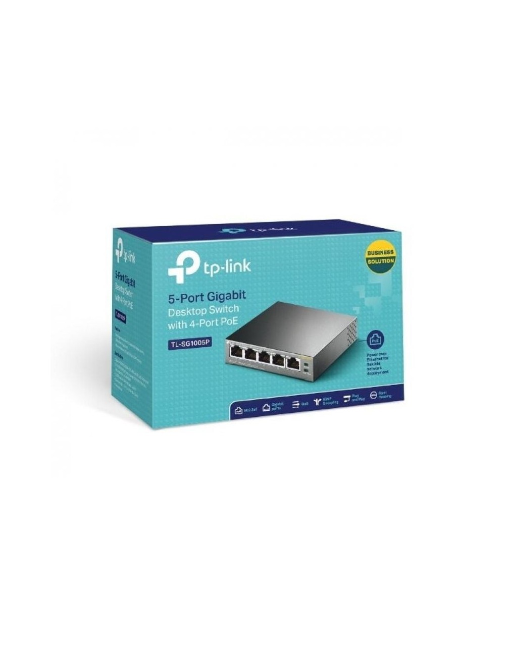 Switch TP-Link TL-SG1005P 5 Puertos/ RJ-45 10/100/1000 PoE