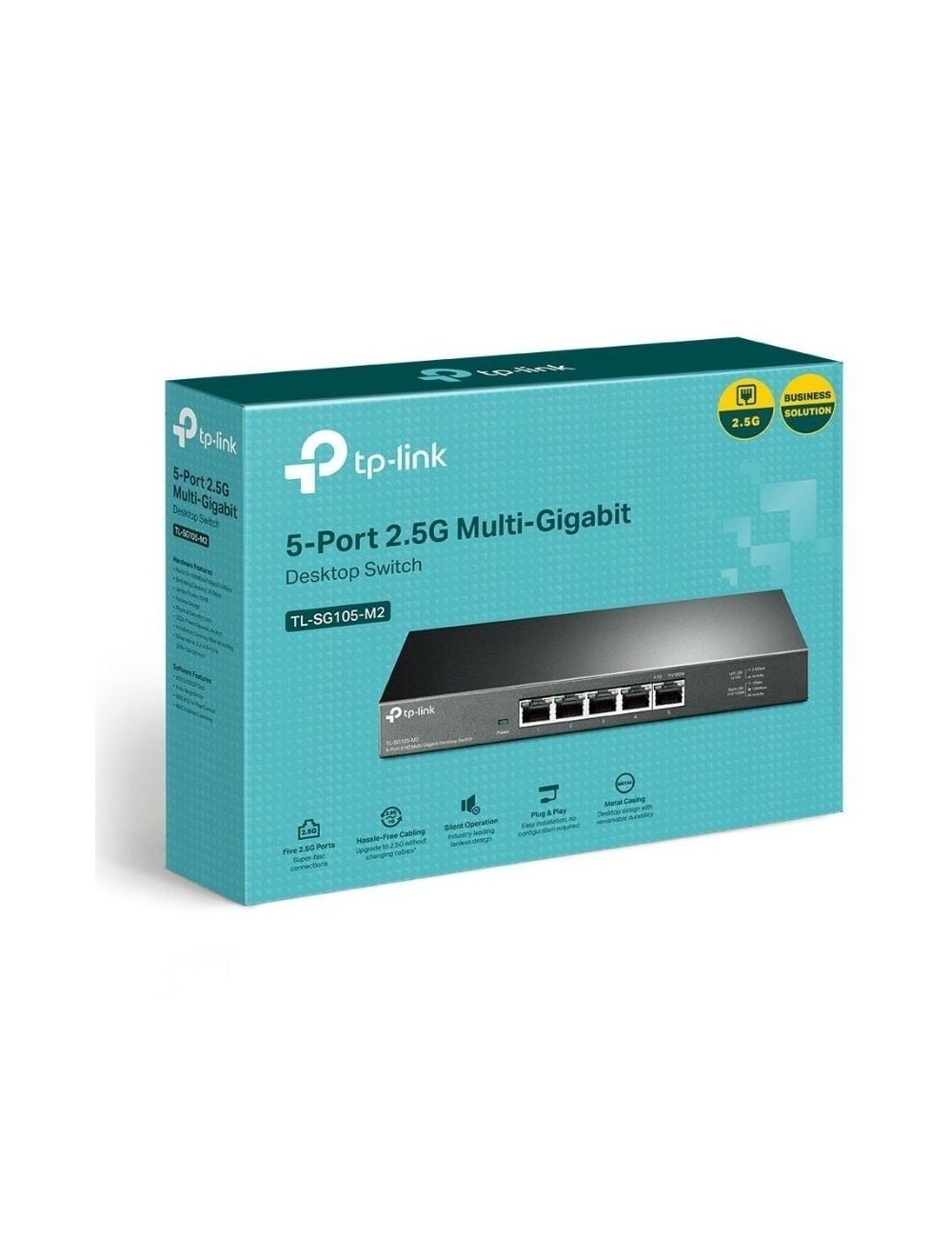 Switch TP-Link TL-SG105-M2 5 Puertos/ RJ-45 1/ 2.5Gbps
