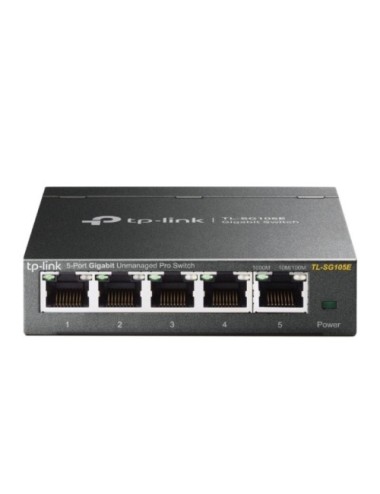 SWITCH TP-LINK EASY SMART 5 PORTS GIGABIT 10/100/1000 Mbps(TL-SG105E)