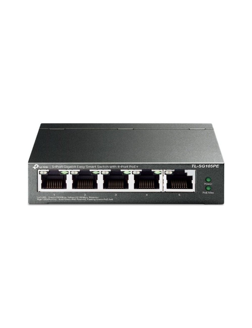 Switch TP-Link TL-SG105PE 5 Puertos/ RJ-45 10/100/1000 PoE