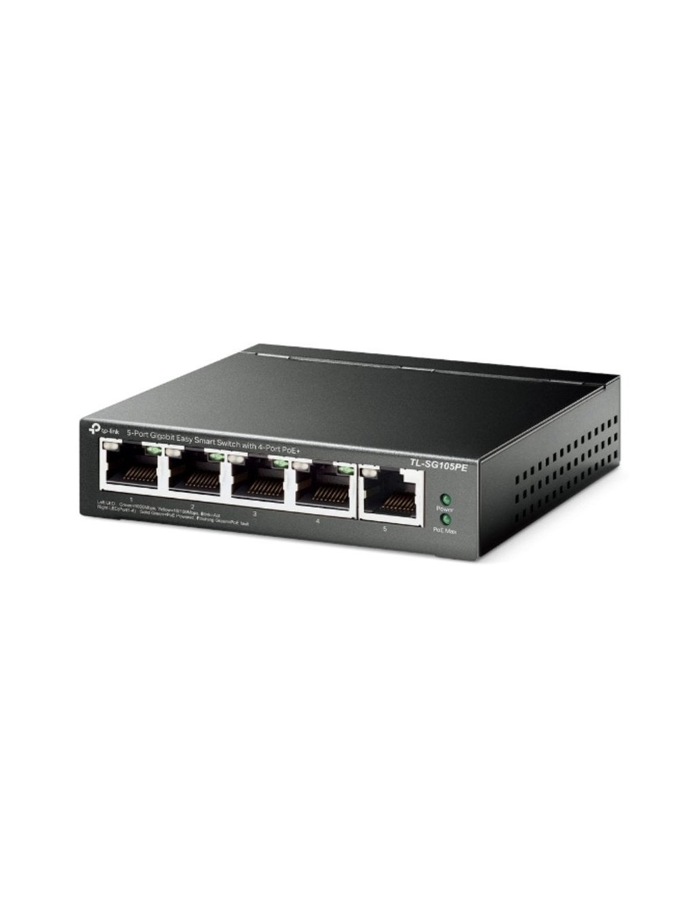 Switch TP-Link TL-SG105PE 5 Puertos/ RJ-45 10/100/1000 PoE