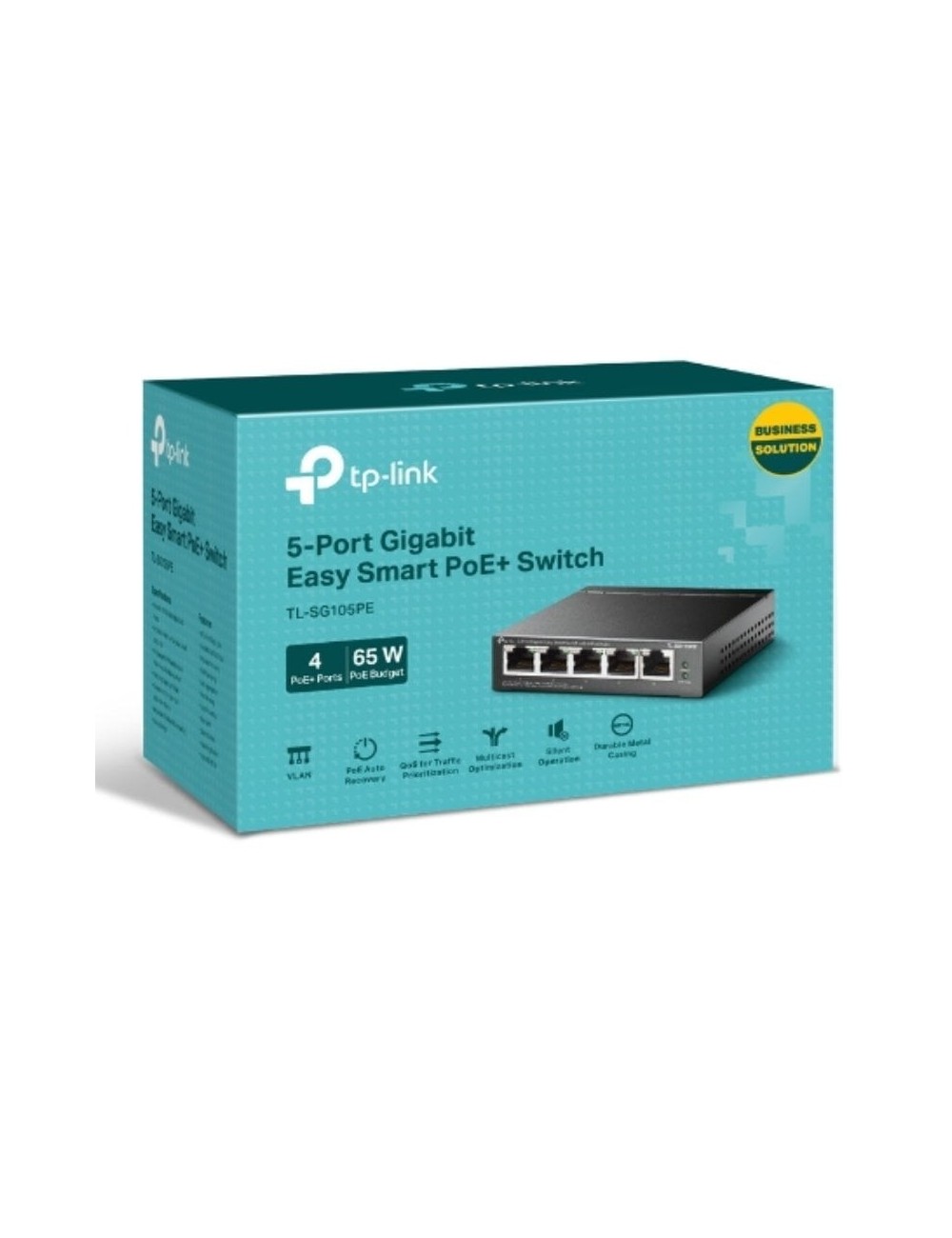 Switch TP-Link TL-SG105PE 5 Puertos/ RJ-45 10/100/1000 PoE
