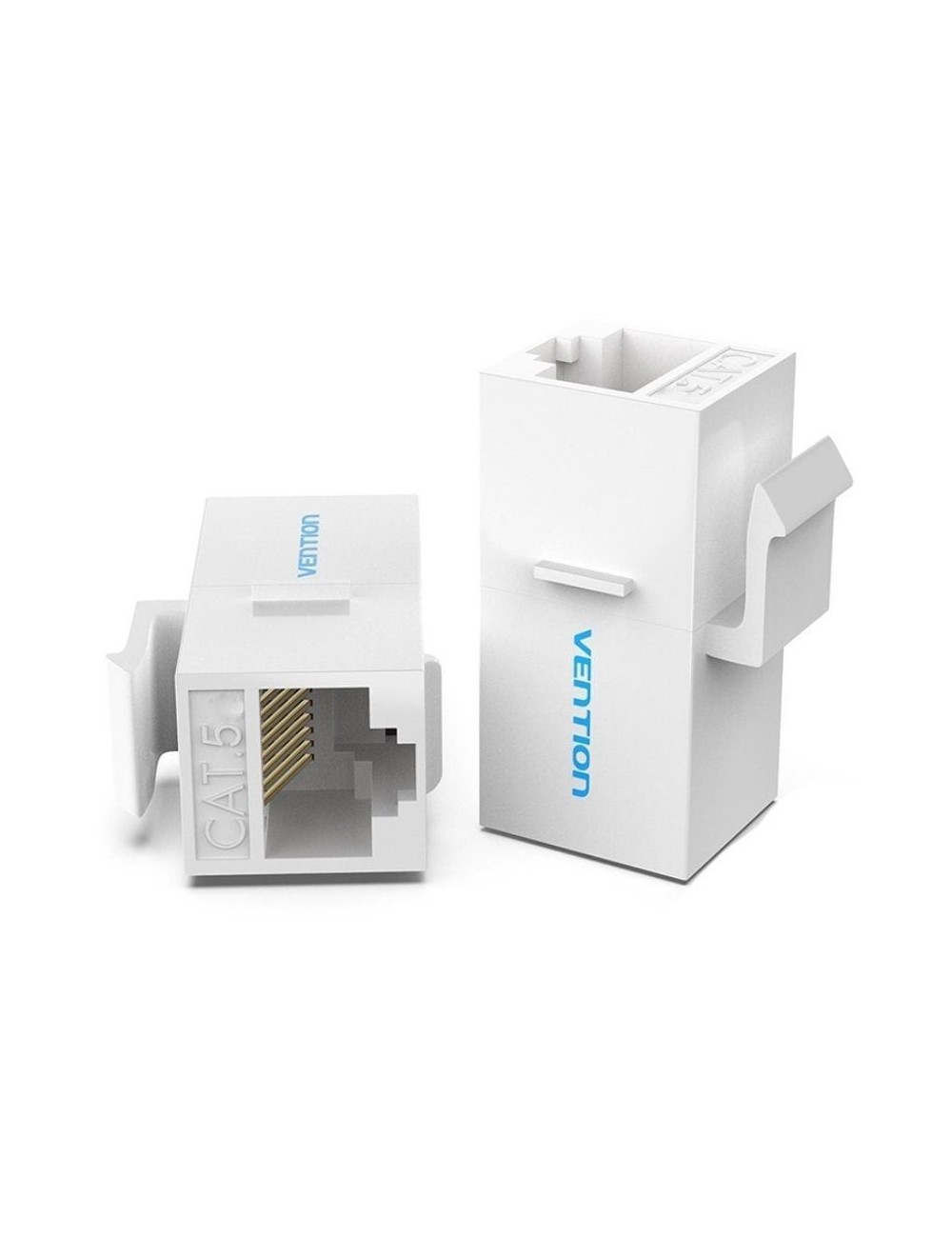Adaptador Conector RJ45 VDD-B07-W Cat5 UTP/ RJ45 Hembra - RJ45 Hembra/ Blanco