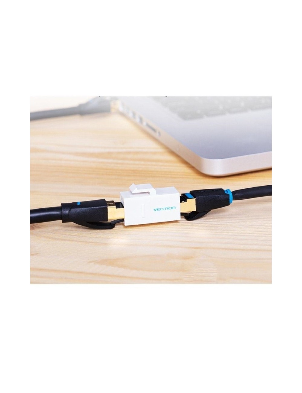 Adaptador Conector RJ45 VDD-B07-W Cat5 UTP/ RJ45 Hembra - RJ45 Hembra/ Blanco