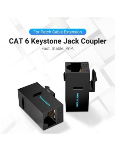 Conector RJ45 Vention IPGB0 Cat6 UTP/ Negro