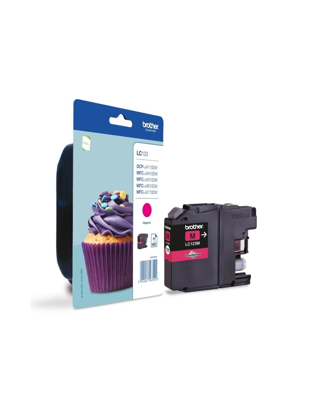 Cartucho de Tinta Original Brother LC-123M/ Magenta