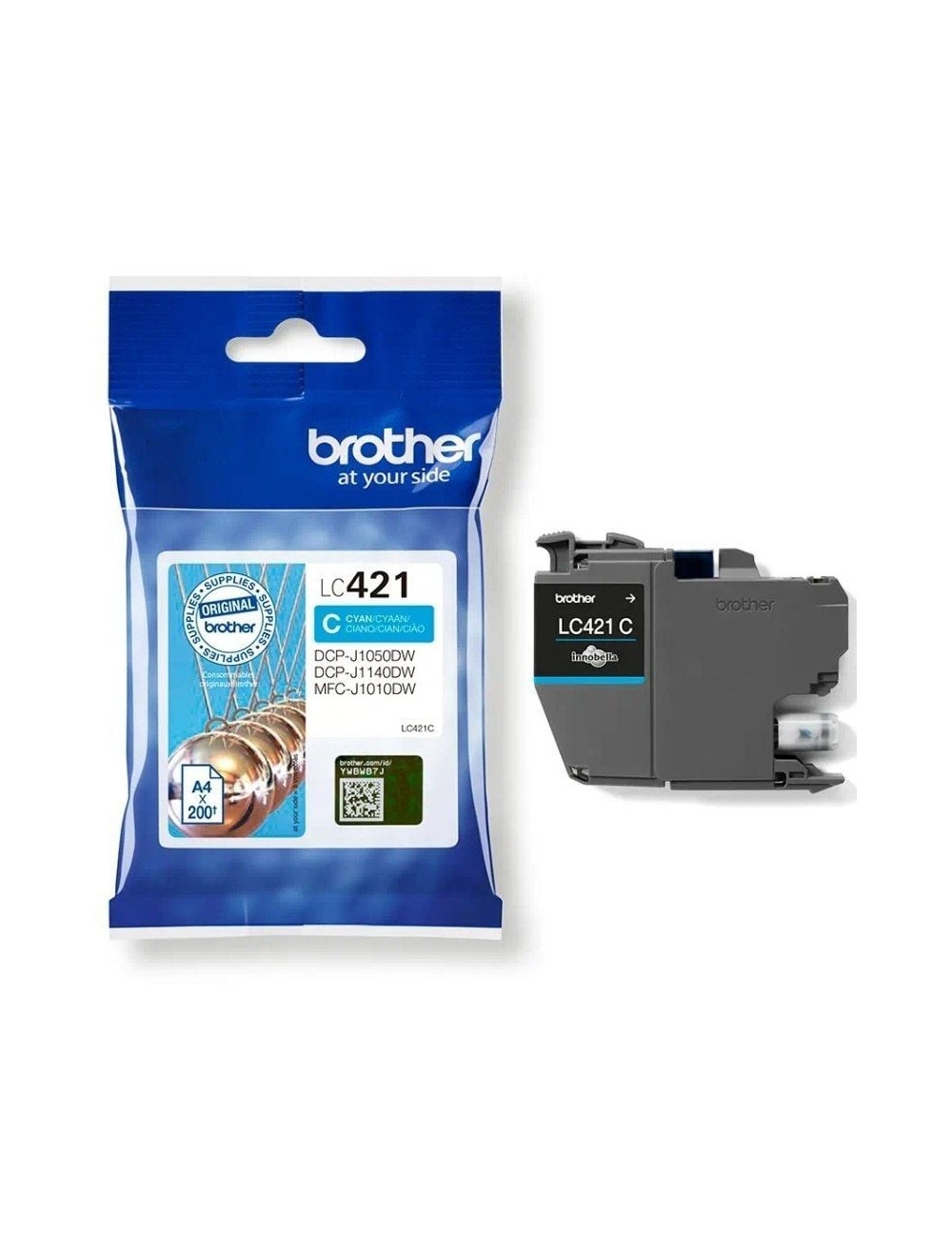 Cartucho de Tinta Original Brother LC421/ Cian