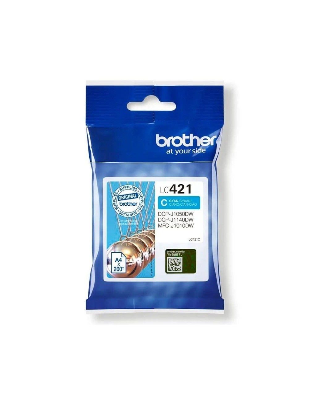 Cartucho de Tinta Original Brother LC421/ Cian
