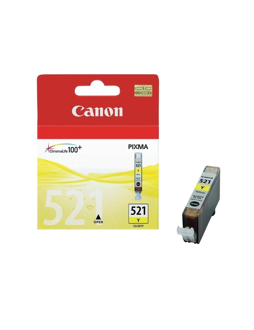 Cartucho de Tinta Original Canon CLI-521Y/ Amarillo