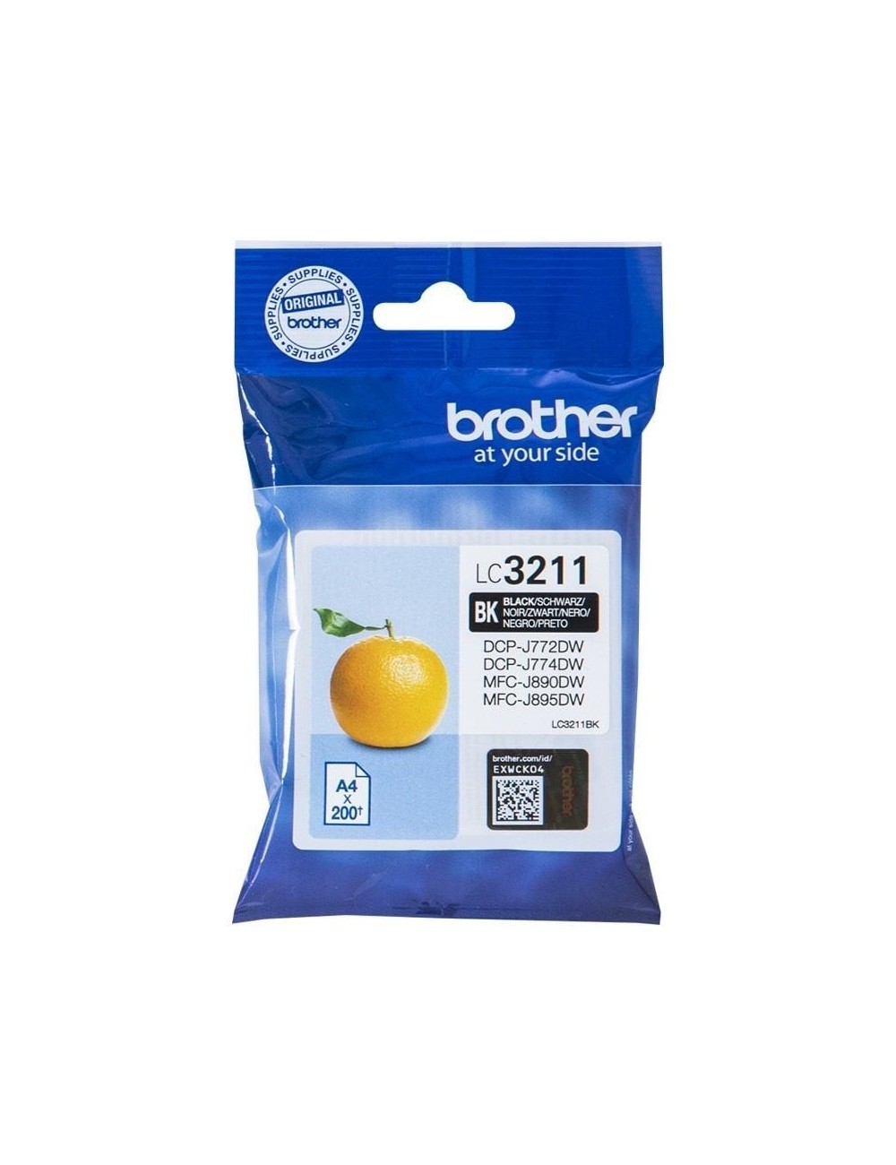 Cartucho de Tinta Original Brother LC-3211BK/ Negro