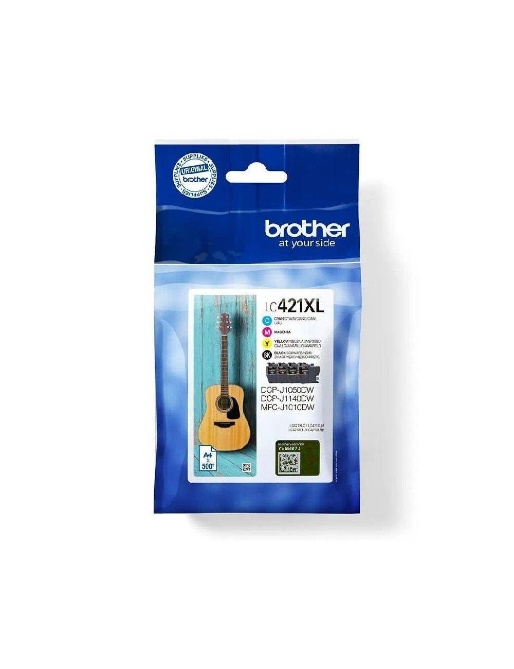 Cartucho de Tinta Original Brother LC421XL Alta Capacidad/ Multipack/ Cian/ Magenta/ Amarillo/ Negro