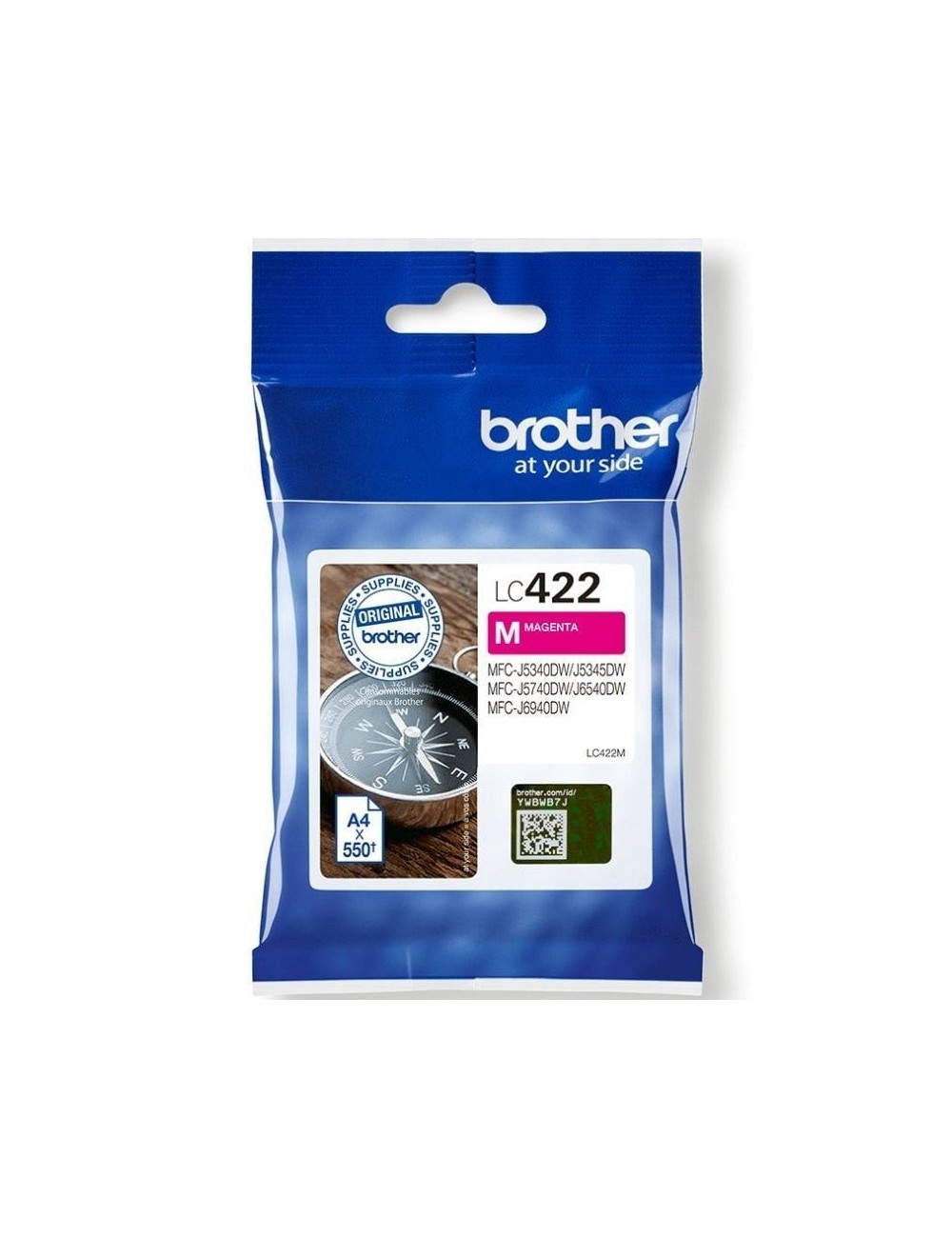 Cartucho de Tinta Original Brother LC-422/ Magenta
