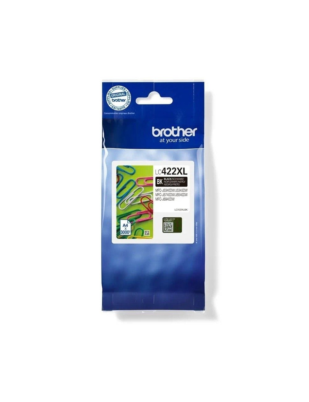 Cartucho de Tinta Original Brother LC-422 XL Alta Capacidad/ Negro