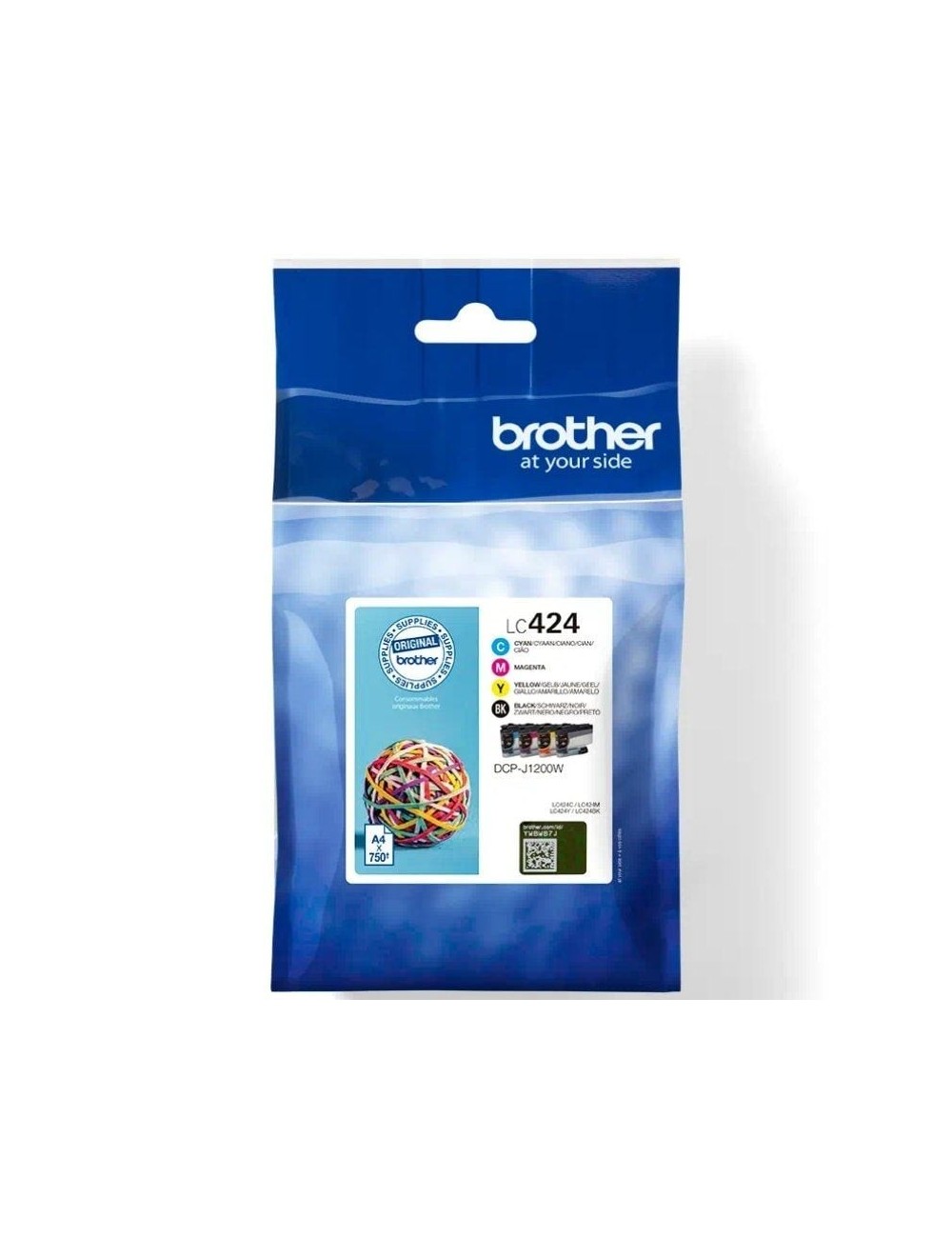 Cartucho de Tinta Original Brother LC424VAL/ Multipack/ Cian/ Magenta/ Amarillo/ Negro