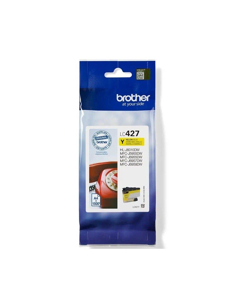 Cartucho de Tinta Original Brother LC-427Y/ Amarillo