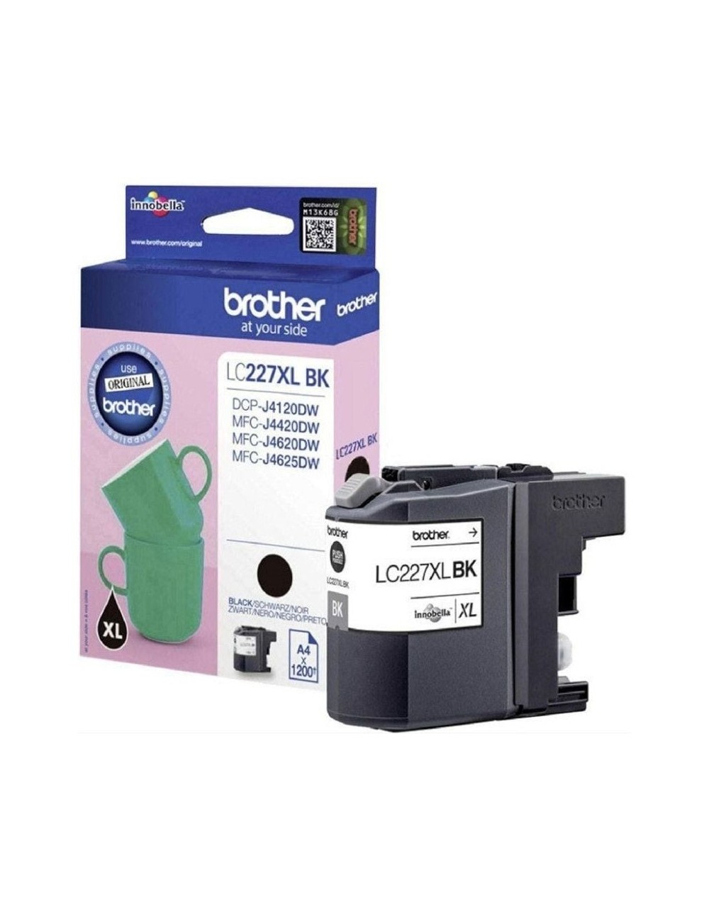 Cartucho de Tinta Original Brother LC-227 XL Alta Capacidad/ Negro