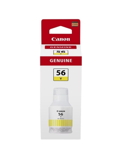 Botella de Tinta Original Canon GI-56/ Amarilla