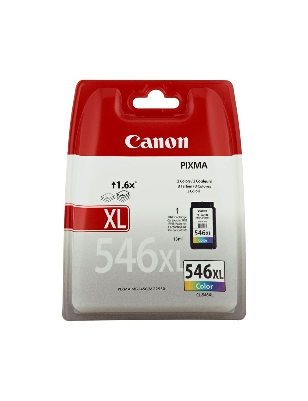 Cartucho de Tinta Original Canon CL-546XL Alta Capacidad/ Tricolor