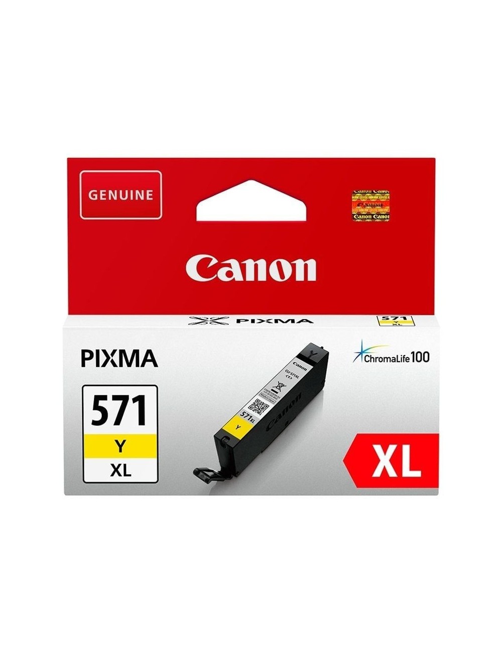 Cartucho de Tinta Original Canon CLI-571YXL Alta Capacidad/ Amarillo