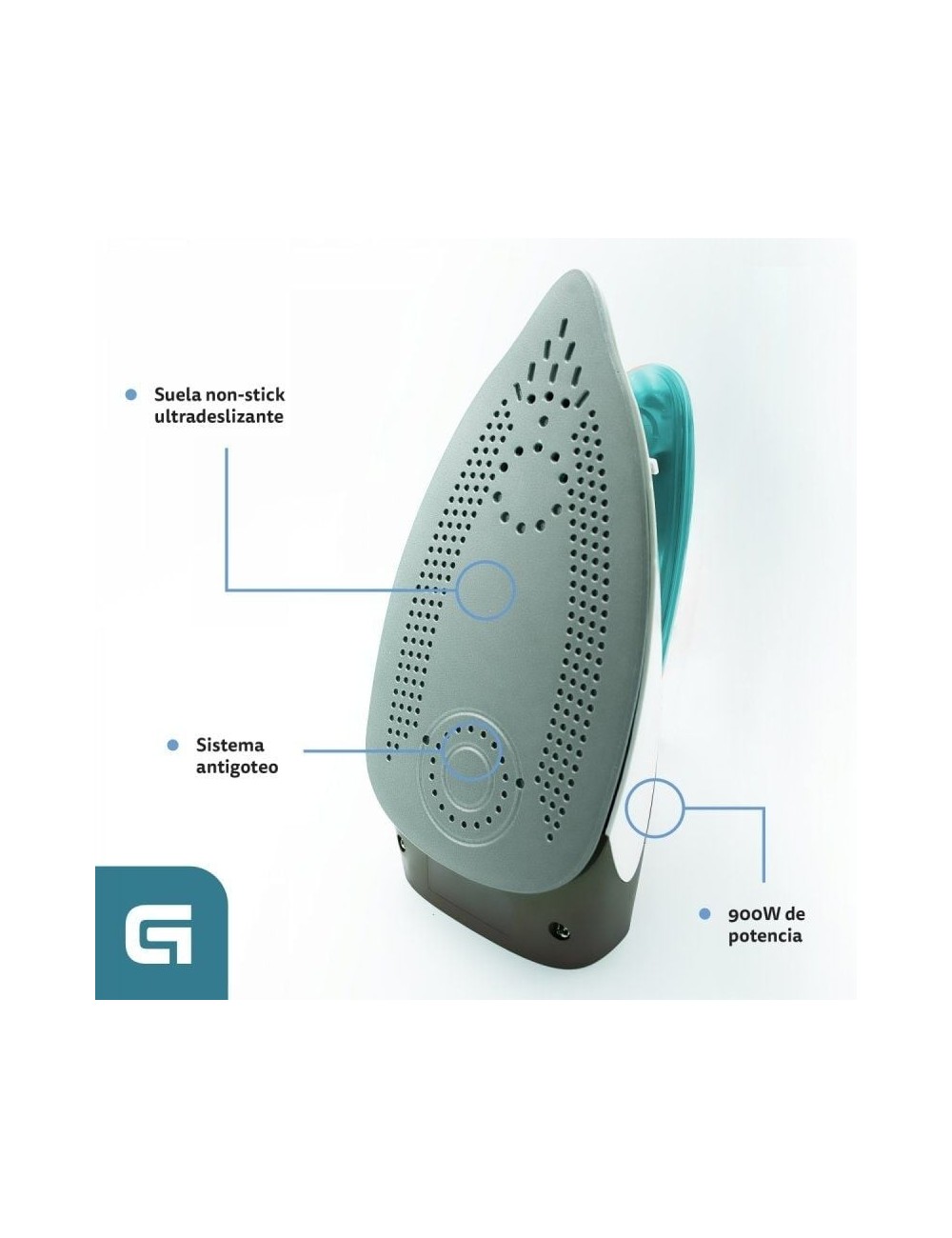 Plancha de Viaje Grunkel PLV-900/ 900W