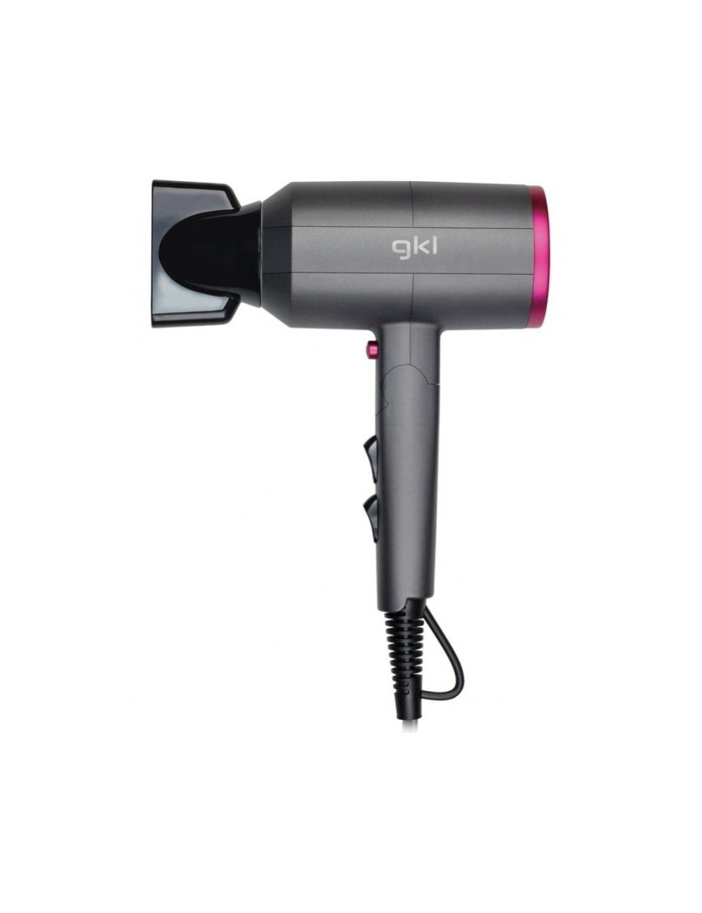 Secador GKL TOPAZ S2100/ 2200W/ Iónico/ Rosa y Gris