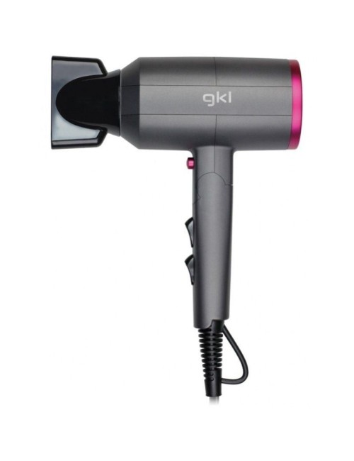 Secador GKL TOPAZ S2100/ 2200W/ Iónico/ Rosa y Gris