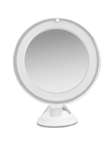 Espejo Cosmético de Pared con Luz Orbegozo ESP 1010/ Ø17cm