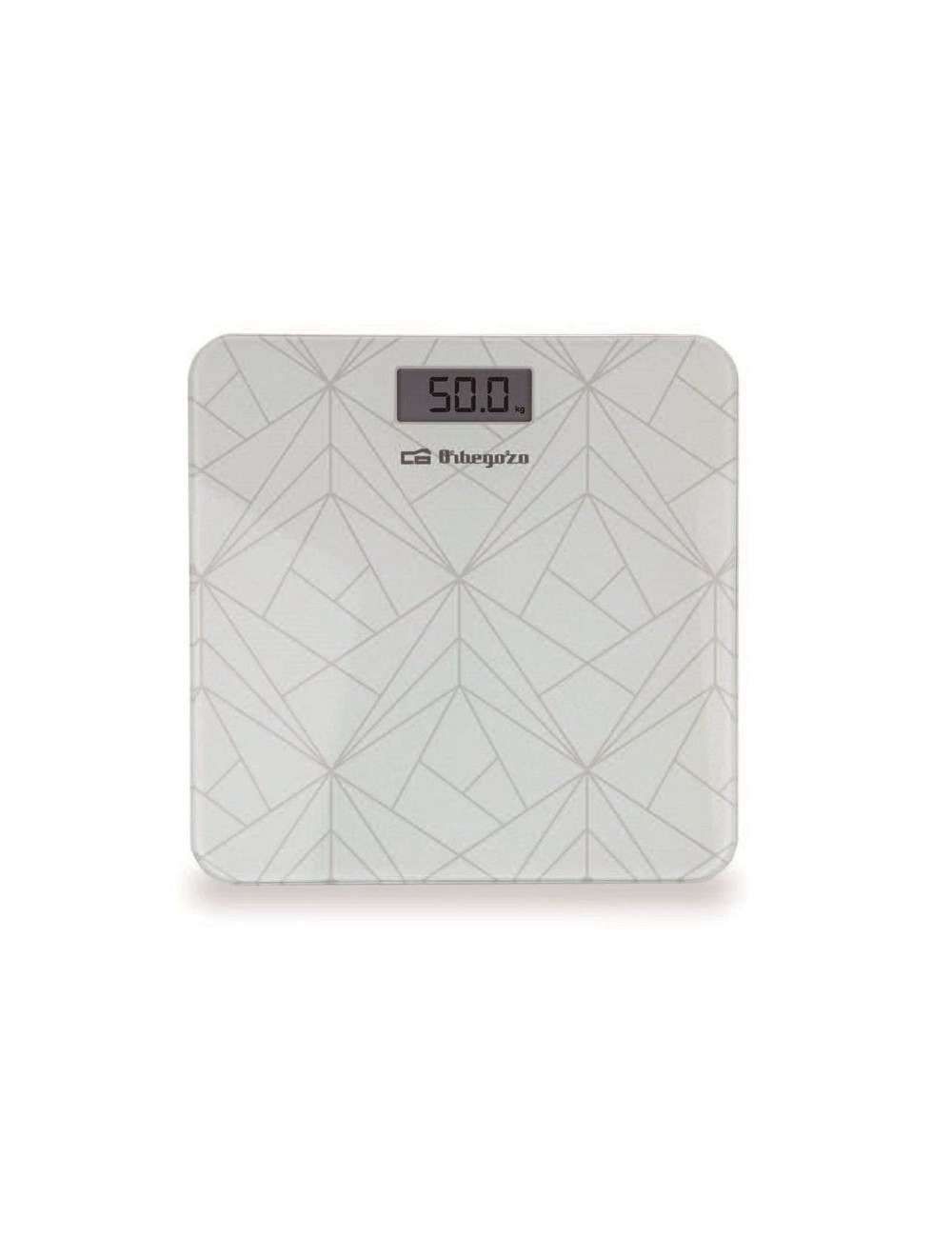 Báscula de Baño Orbegozo PB-2218 A/ Hasta 180kg/ Blanca