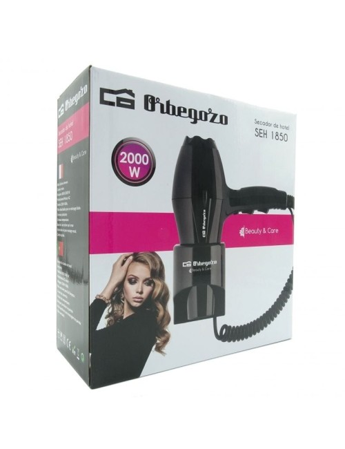 Secador Orbegozo SEH-1850/ 2000W/ Negro