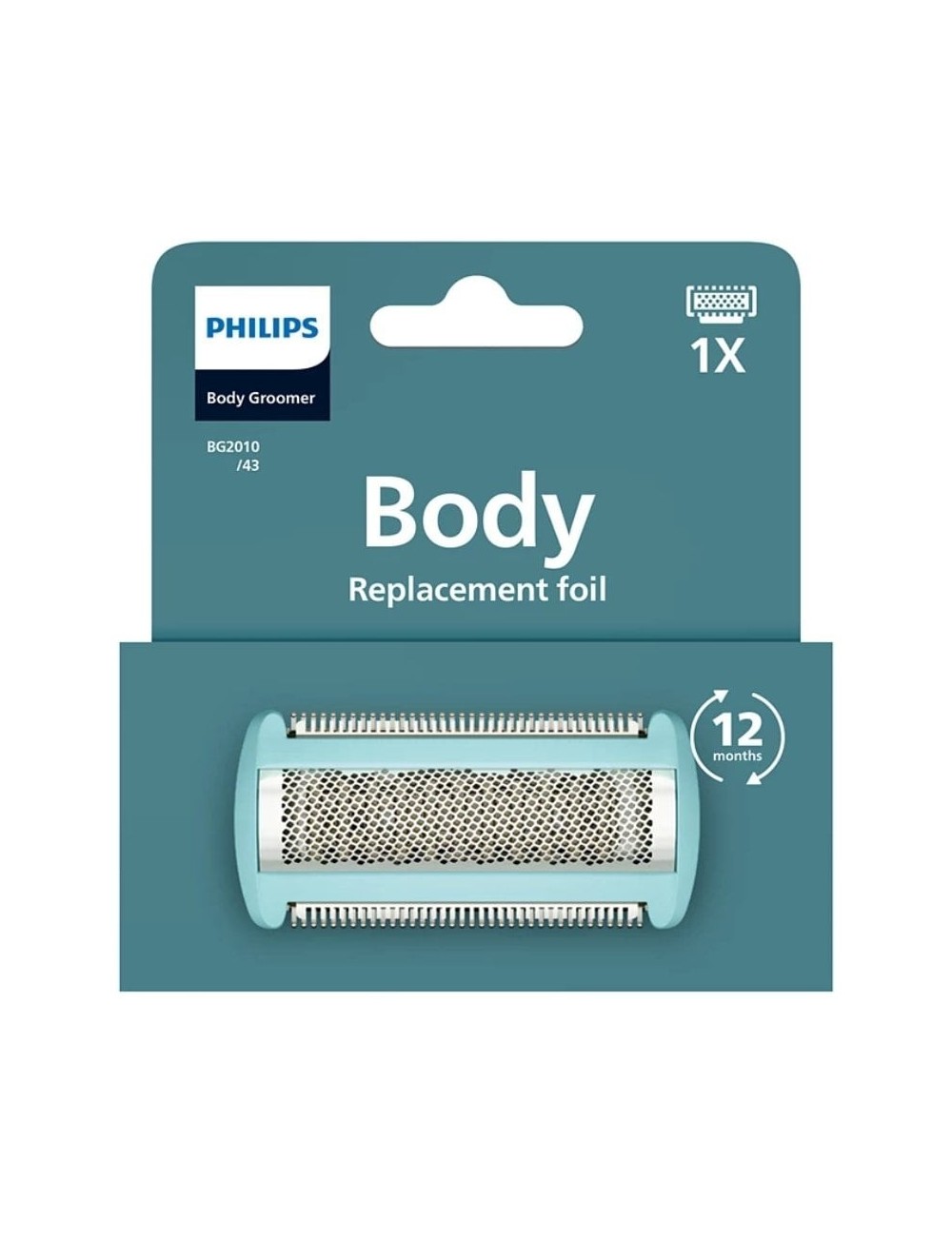 Cabezal de Reemplazo para Afeitadora Eléctrica Philips Body Groomer Según especificaciones/ Pack 1