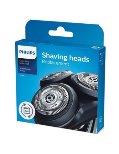Cabezal de Reemplazo para Afeitadora Eléctrica Philips Series 5000 y 6000/ Pack 3