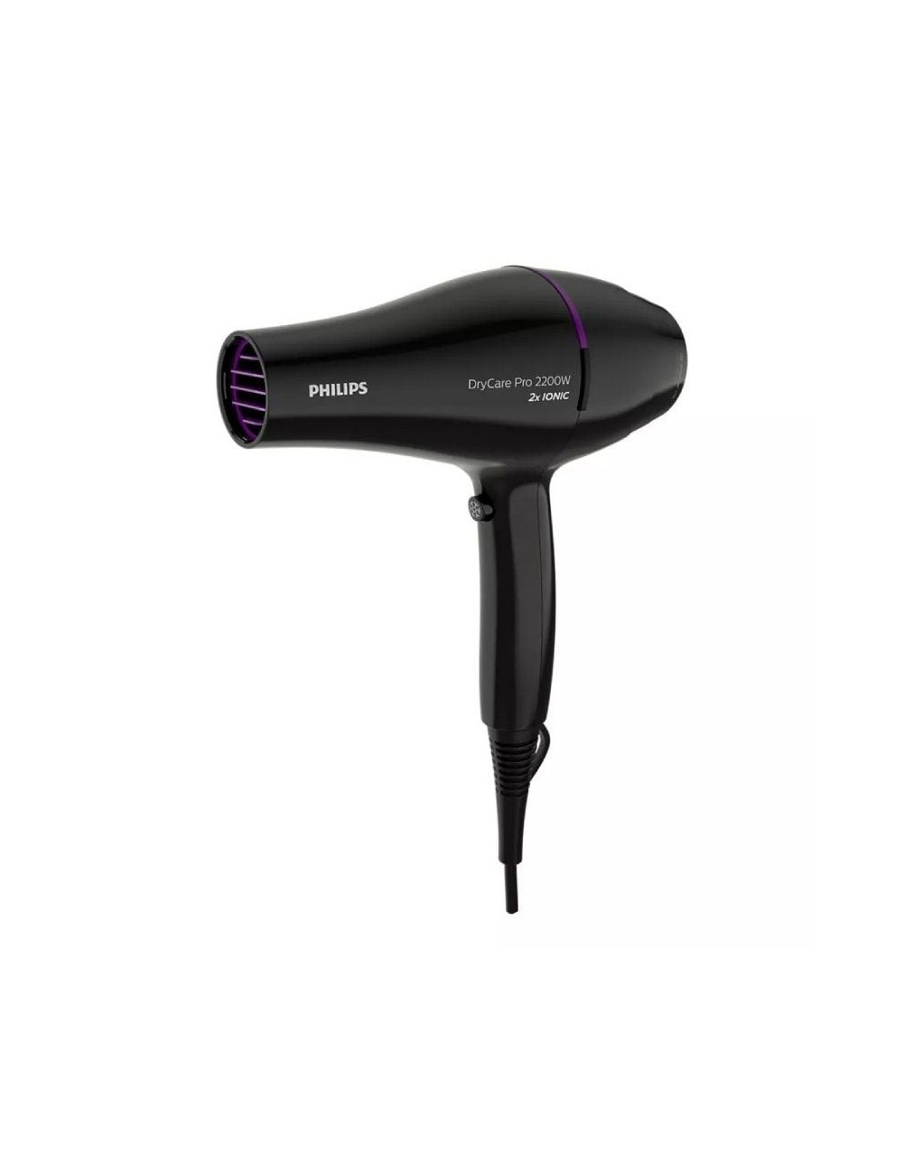 Secador Philips Drycare Pro BHD274/ 2200W/ Negro y Violeta