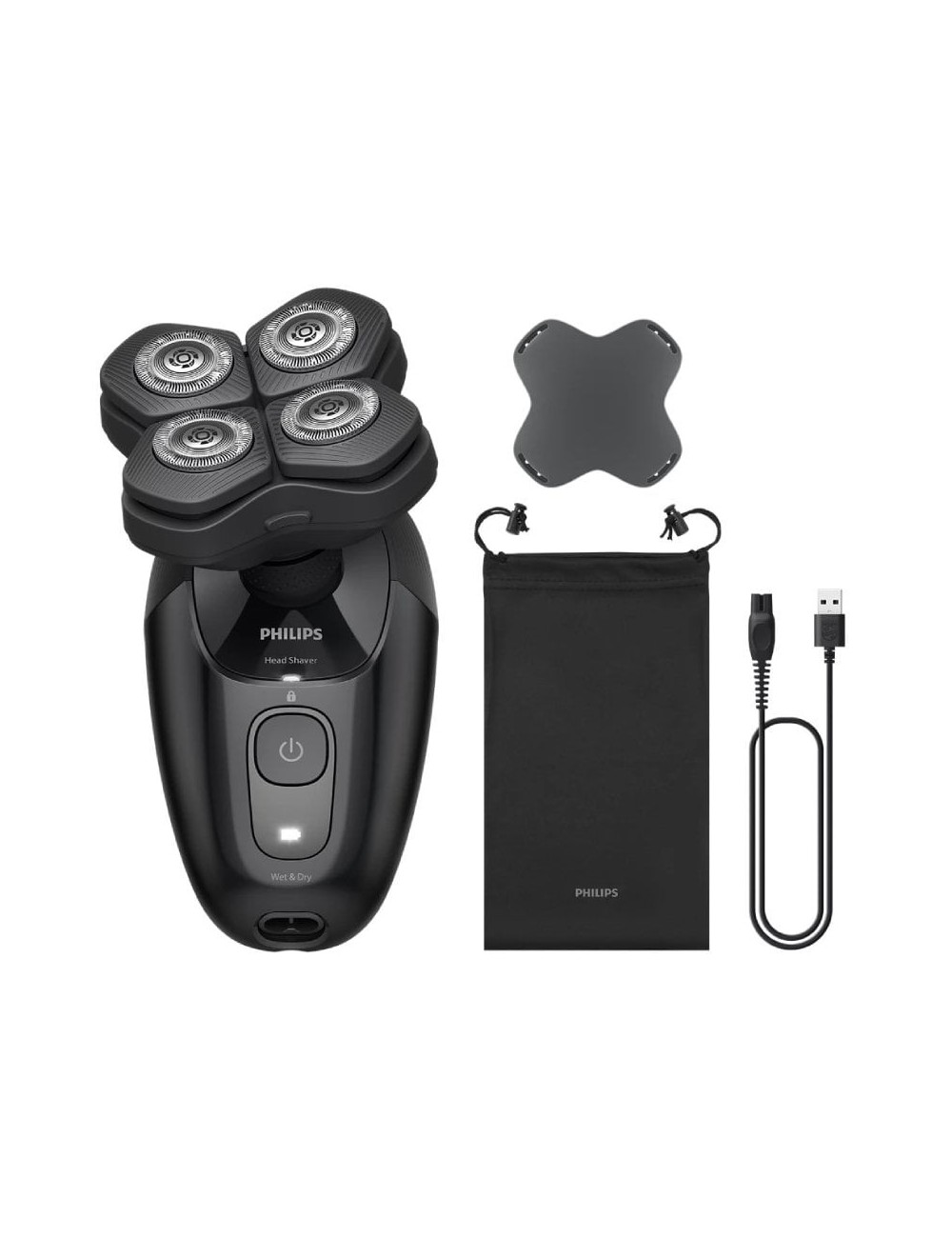 Afeitadora Philips Head Shaver Pro 5000 Series HS5980/15/ con Batería