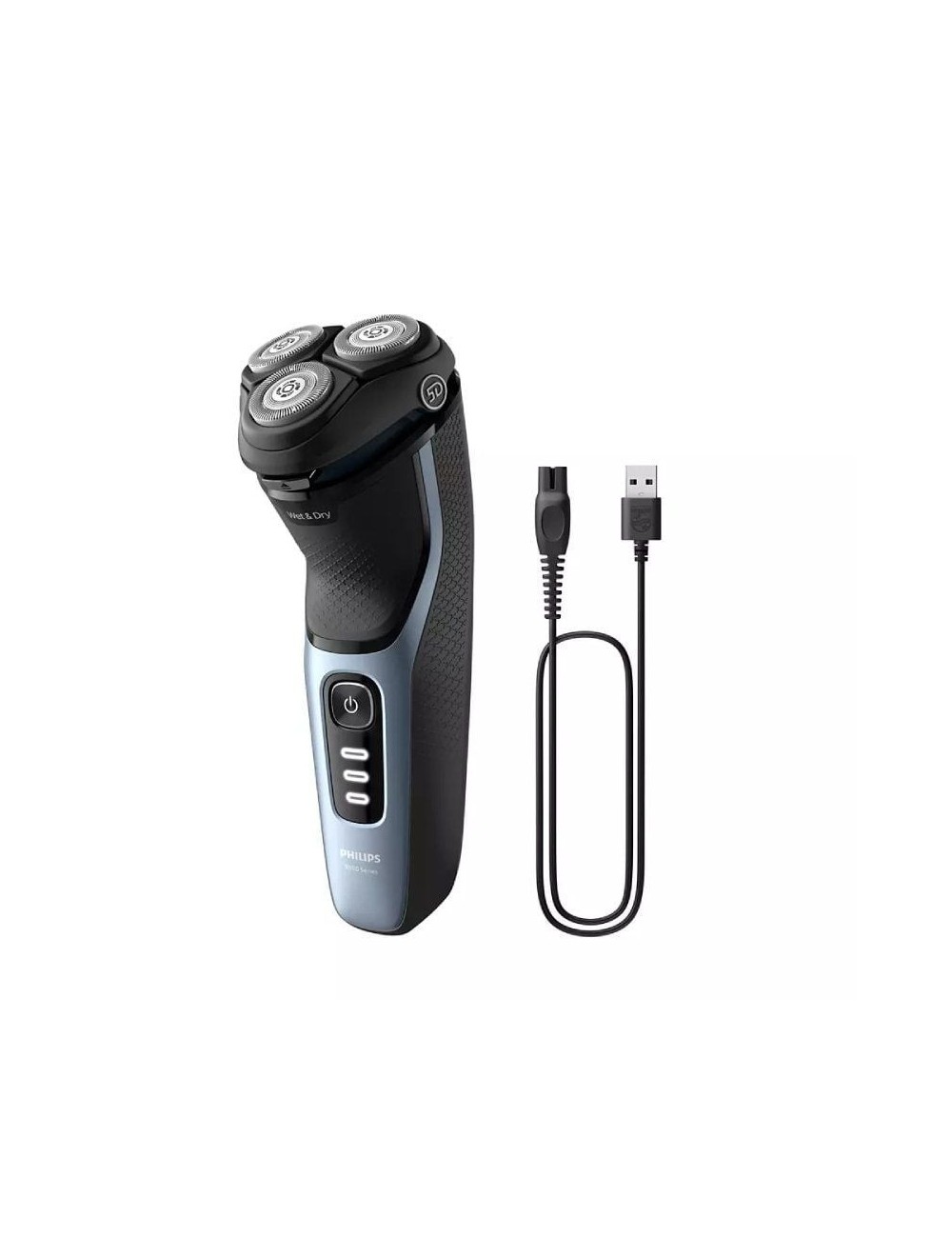 Afeitadora Philips Shaver Series 3000 S3243/12/ con Batería / 2 Accesorios