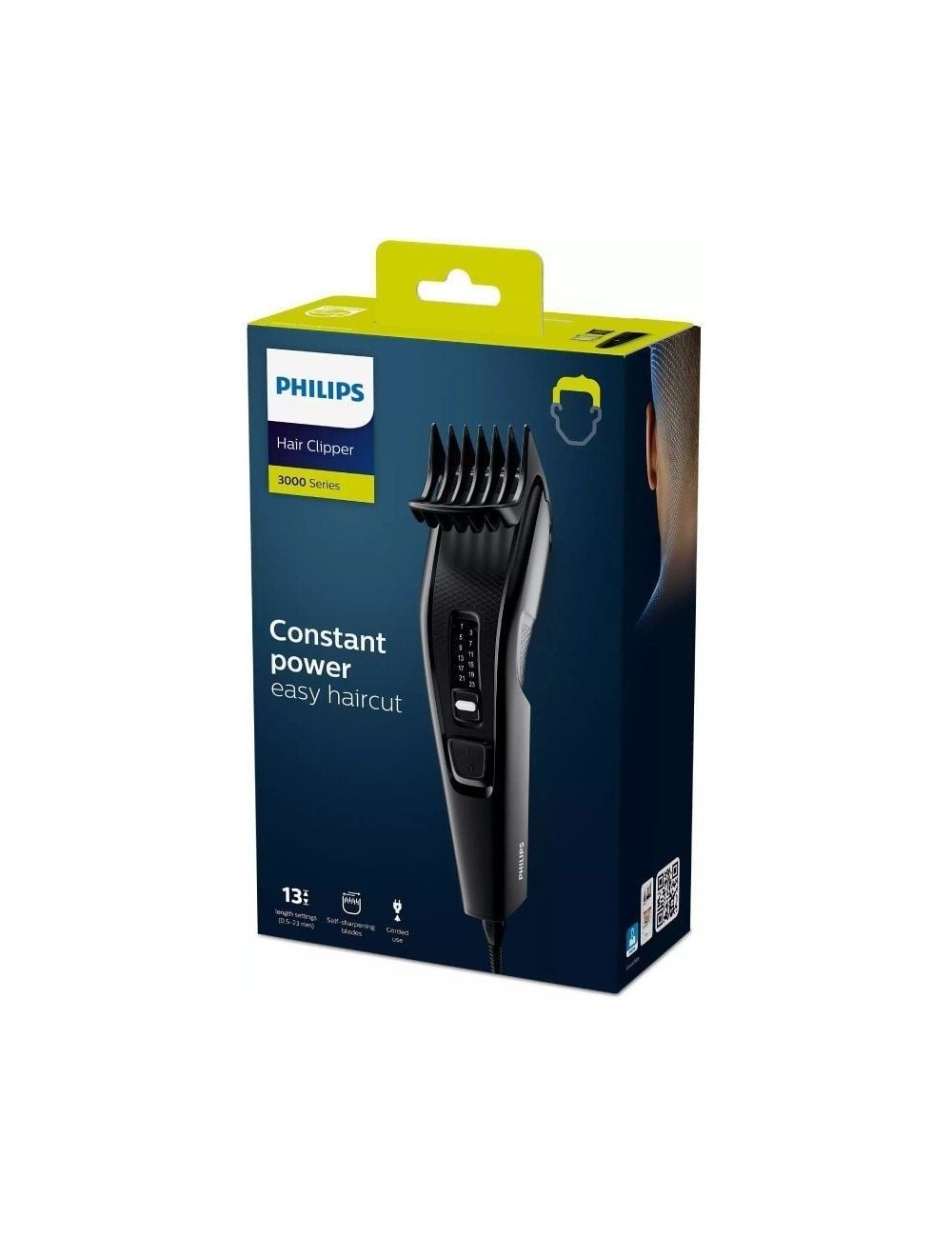 Cortapelos Philips Hairclipper Series 3000 HC3510/15/ con Cable/ 2 Accesorios