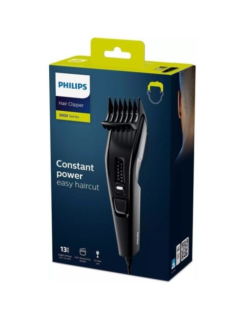 Cortapelos Philips Hairclipper Series 3000 HC3510/15/ con Cable/ 2 Accesorios