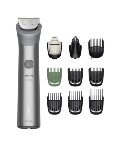 Cortapelos All-In-One Trimmer Philips Series 5000 MG5921/15/ con Batería/ 10 Accesorios