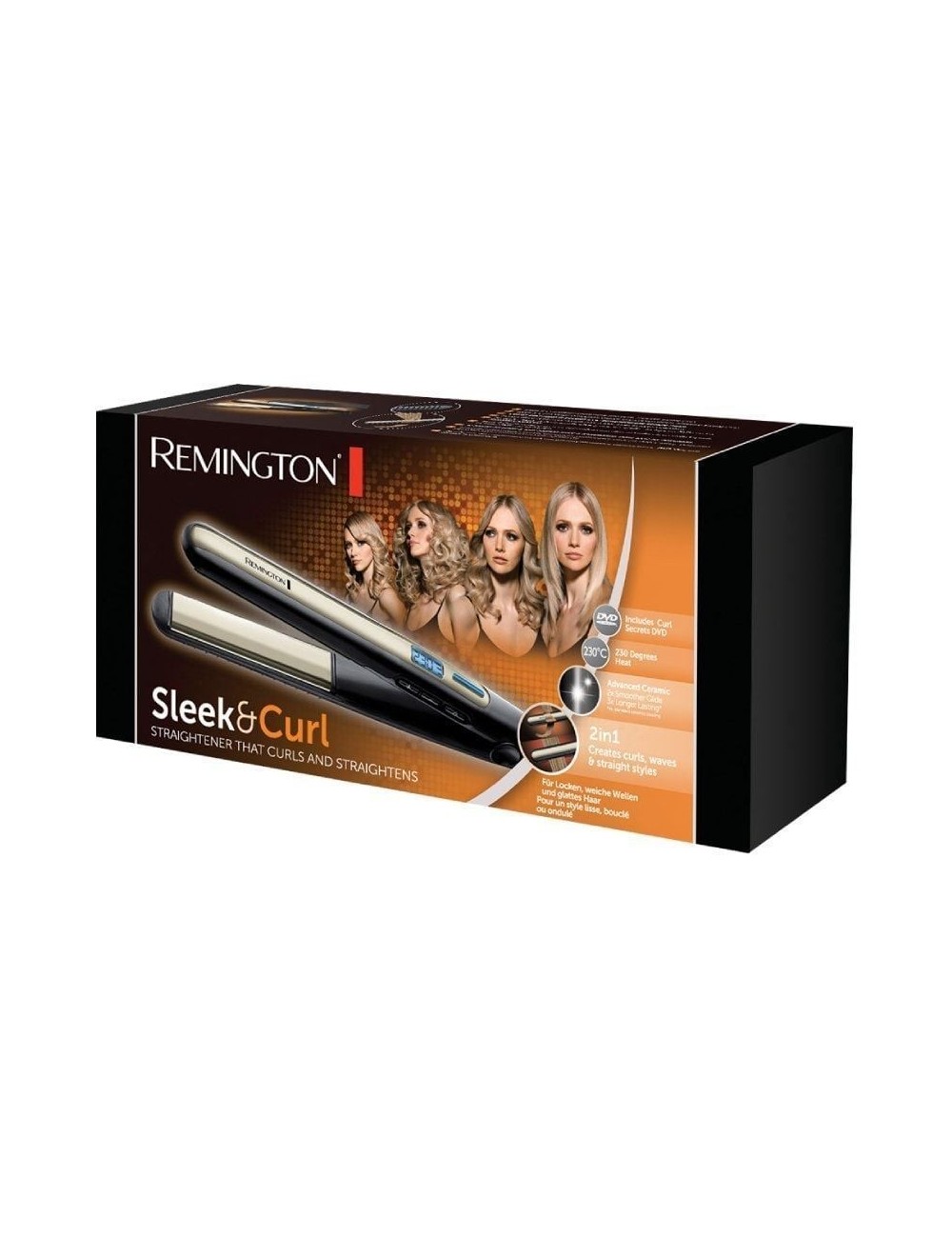 Plancha para el Pelo Remington Sleek and Curl/ Verde
