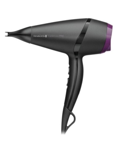 Secador Remington SuperCare Pro 2100 AC7100/ 2100W/ Iónico/ Negro y Lila