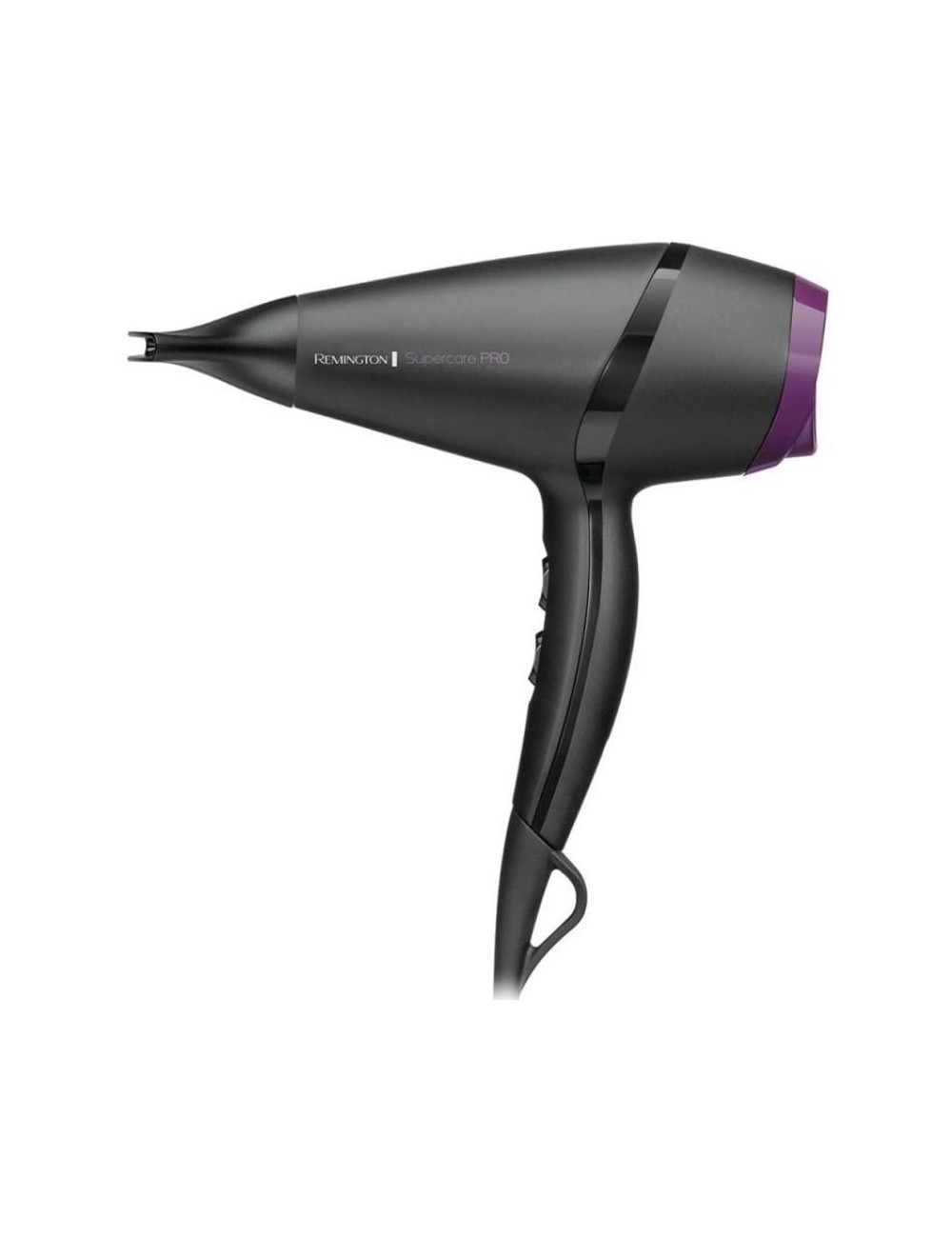 Secador Remington SuperCare Pro 2100 AC7100/ 2100W/ Iónico/ Negro y Lila
