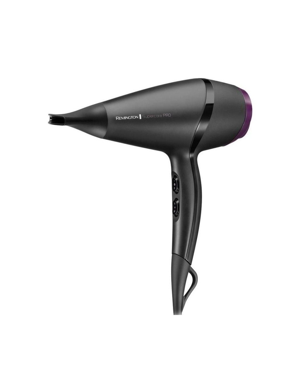 Secador Remington SuperCare Pro 2100 AC7100/ 2100W/ Iónico/ Negro y Lila