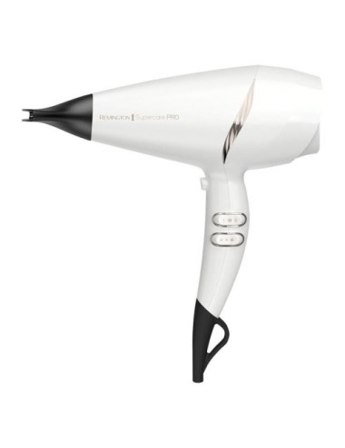 Secador Remington SuperCare Pro 2200 AC7200W/ 2200W/ Iónico/ Blanco