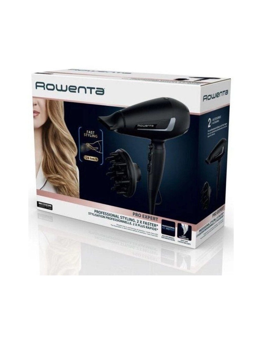 Secador Rowenta Pro Expert CV8820FO/ 2100W/ Negro